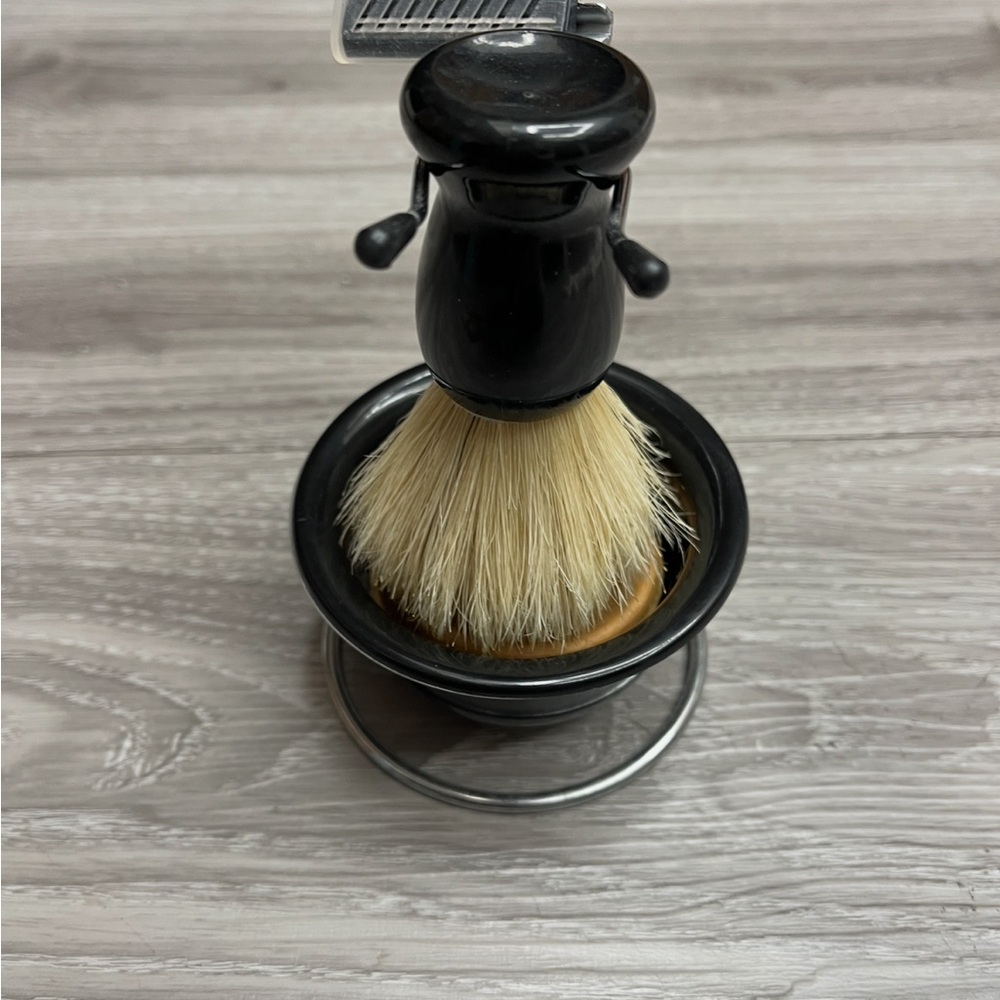 Classic Black Shaving Brush Set